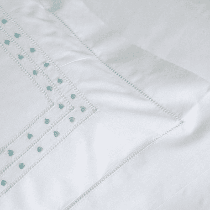 Matilda King Size Duvet Cover, Duckegg