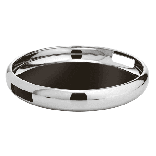 Image showing the Sphera Tray, D40cm, Silver Plated product.