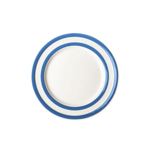 Image showing the Set of 4 Breakfast Plates, D22.5cm, Blue product.