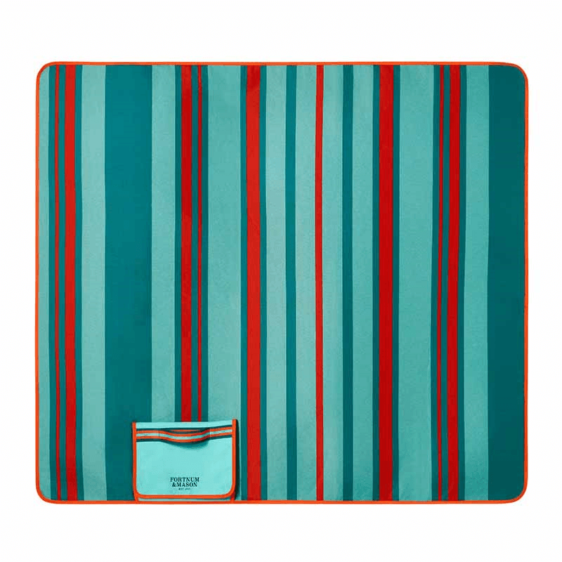 Fortnum's Picnic Mat, 145cm x 130cm, Eau de Nil