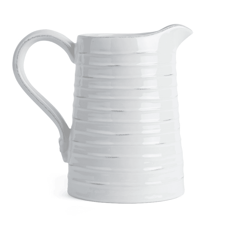 Bowsley Tall Jug, 1.7L, White