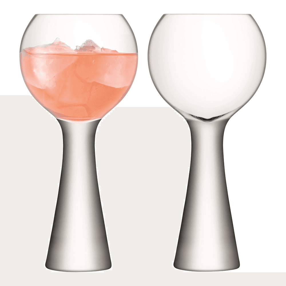 Moya Pair of wine balloons, 550ml, clear