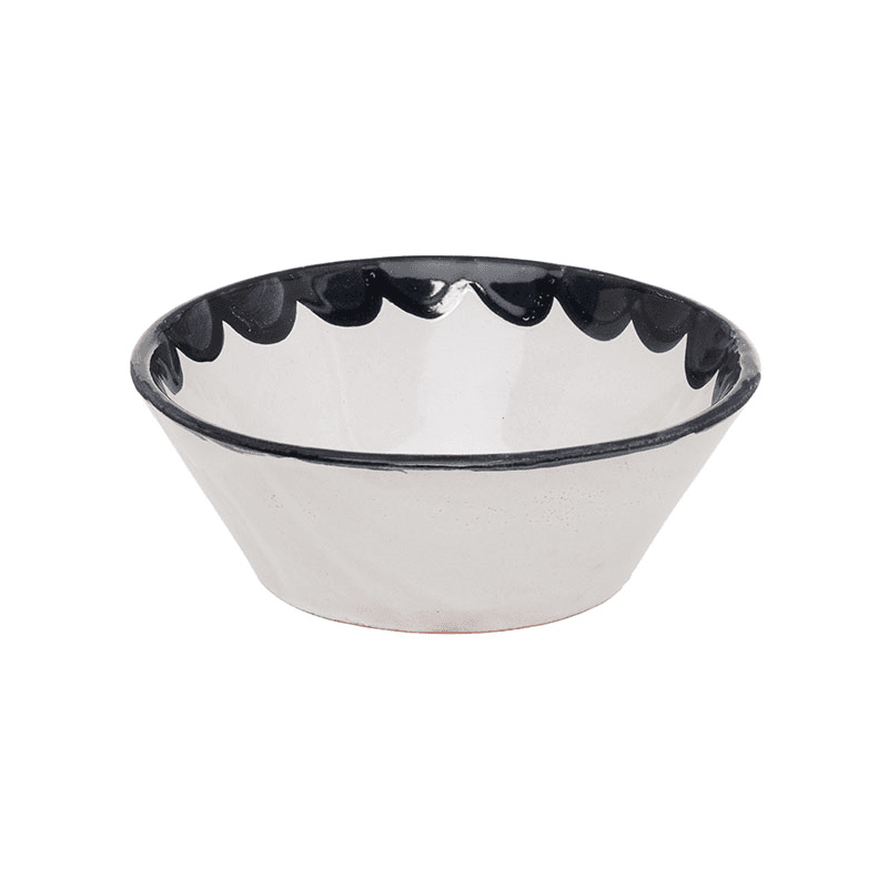 Sobremesa Scallop Set of 2 Bowls, D16cm, Ink