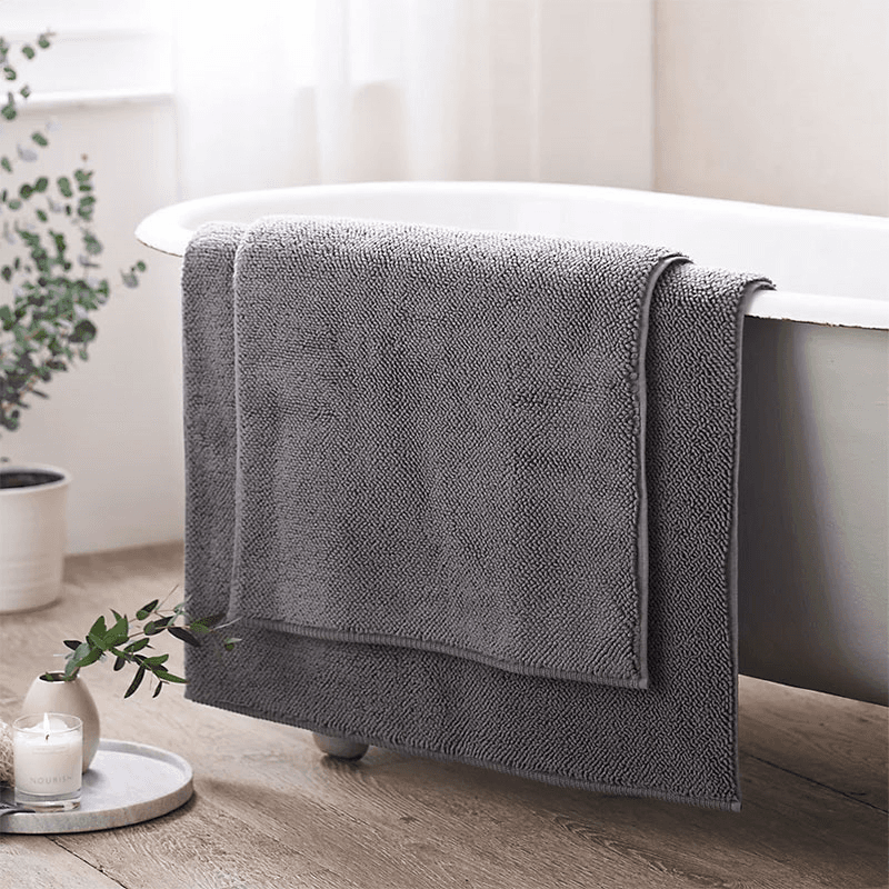 Ile De Re Bath Mat, 50 x 80cm, Slate