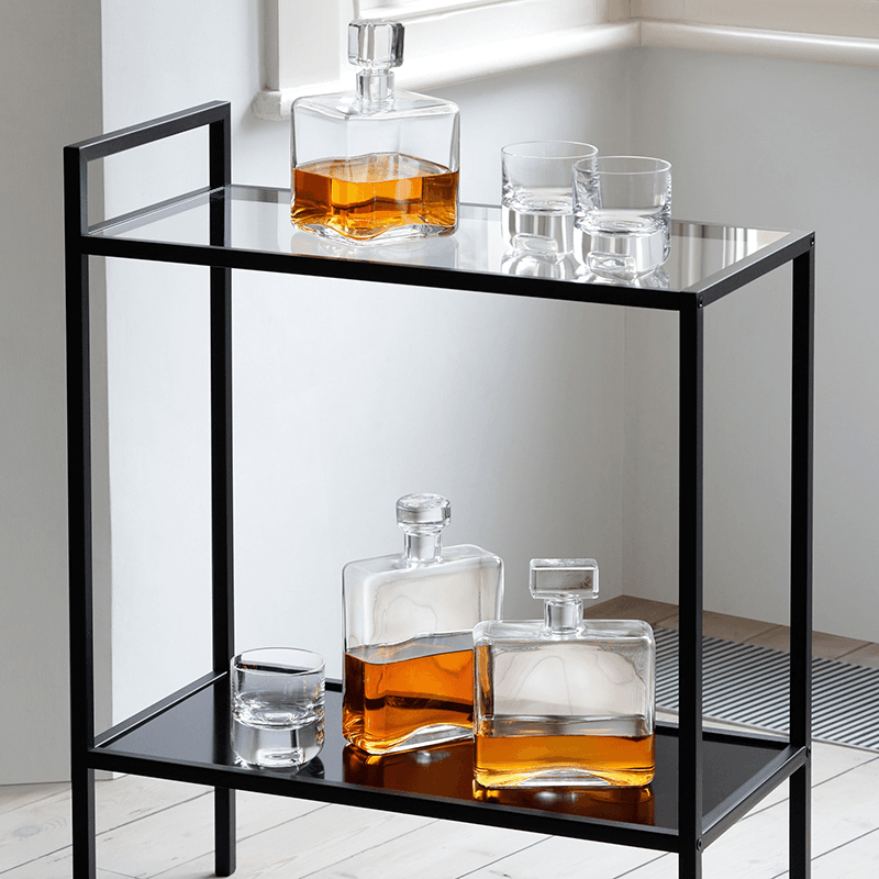 Cask Whisky Square Decanter, 1l, Clear