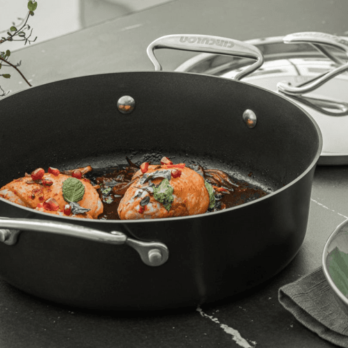 Image showing the Style Hard Anodised Sauteuse, 20cm product.