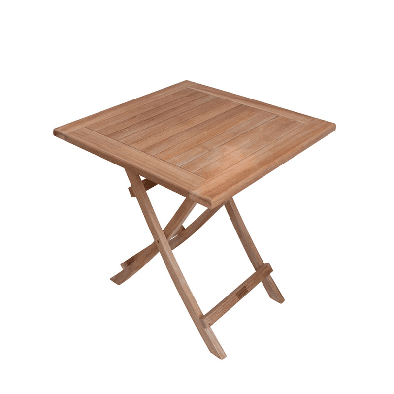 Iris Square Folding Table, L70 x W70cm, Teak