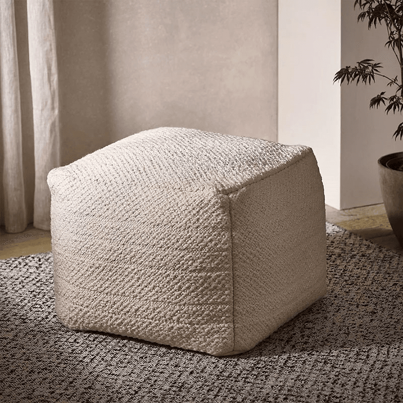 Dalton Pouffe Pouffe, H43 x D52cm, Natural
