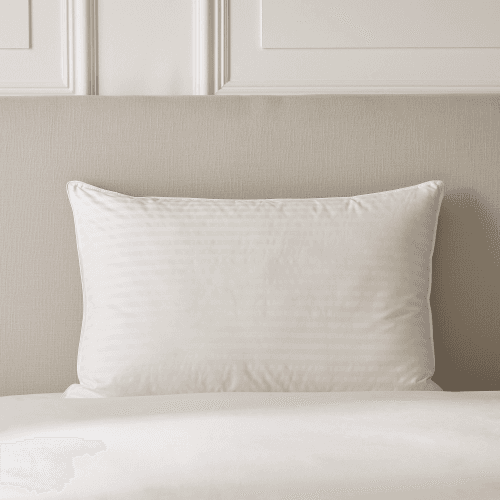 Image showing the Hungarian Goose Down Pillow, 50 x 75cm, White product.