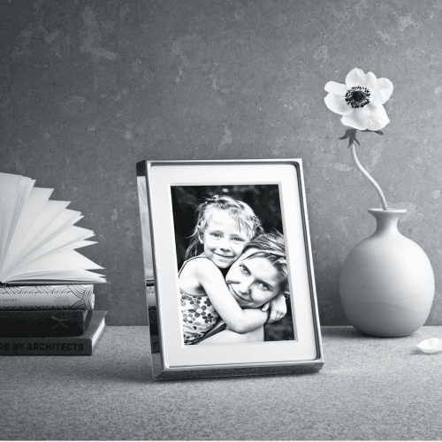 Image showing the Deco Photograph frame small, 3.1 x 1.5 x 20cm, Mirror Polished Stainless Steel/Plastic product.