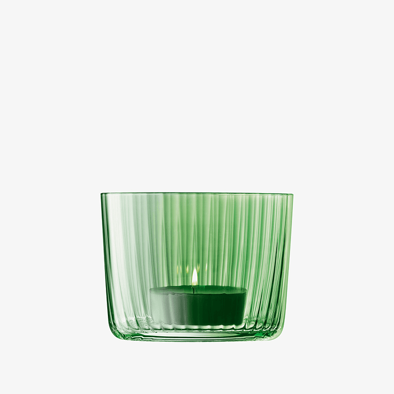 Gems Set of 4 Tealight Holders, H6cm, Jade