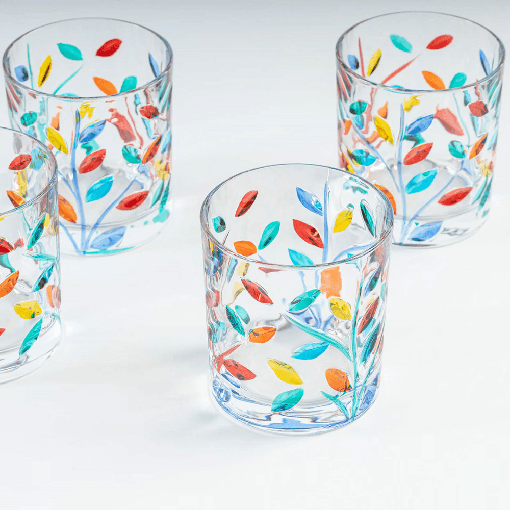 Crystal Set of 4 Water Tumblers