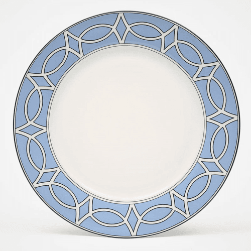 Image showing the Loop Set of 2 Dinner Plate, D26cm, Cornflower Blue product.