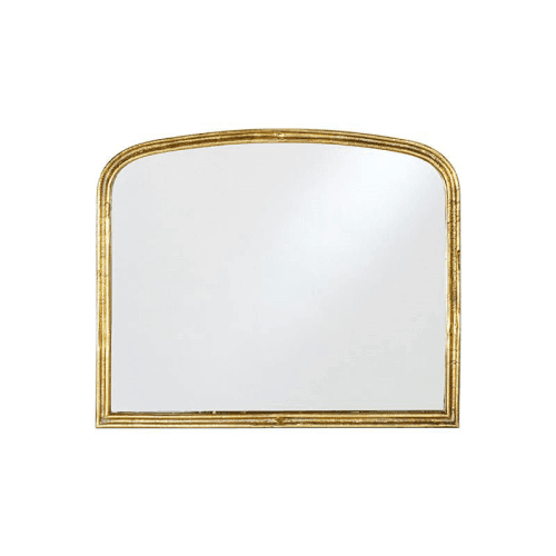 Image showing the Almora Arched Mirror, H65 x W80cm, Antique Brass product.