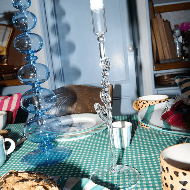 Love Candle Holder, H30cm, Silver
