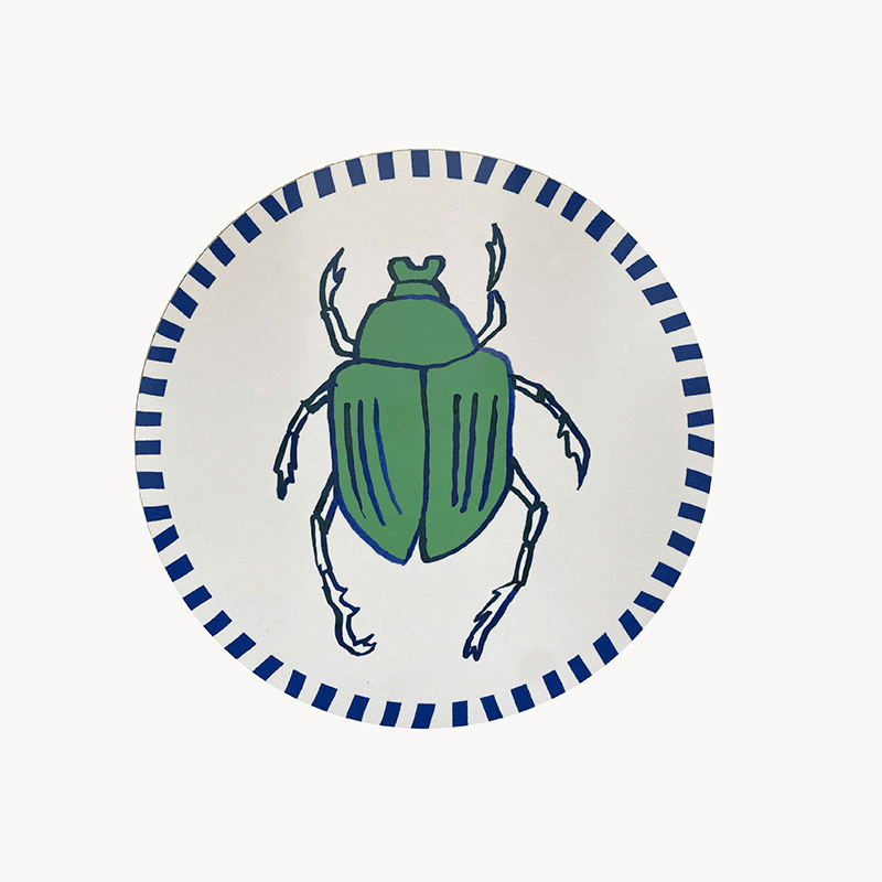 Beetle Placemat, D28cm, Multi