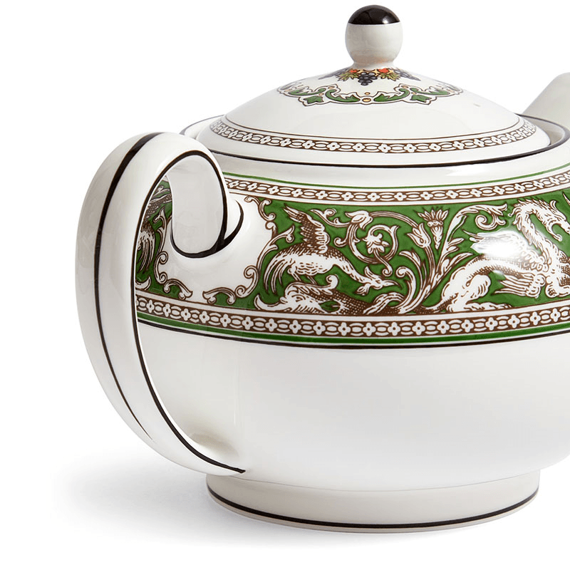 Florentine Teapot, 800ml, Verde