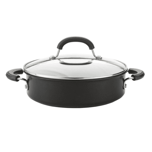 Image showing the Total Casserole Pan, 24cm - 2.8 litre, Hard Anodized Aluminium product.