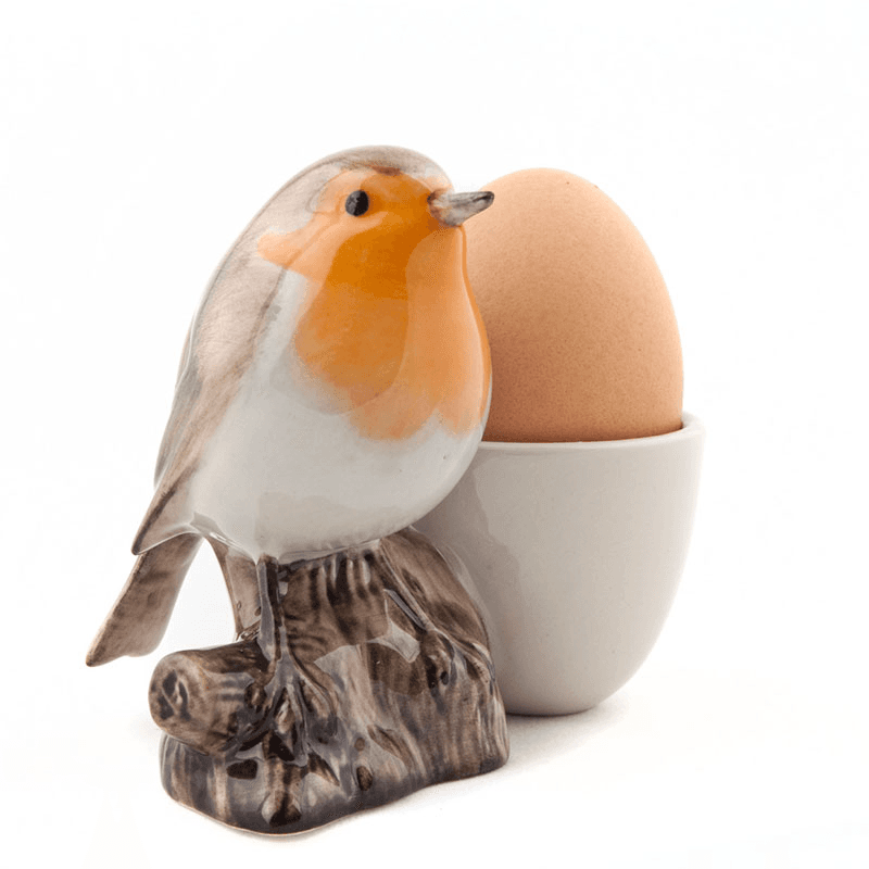 Robin Egg Cup, H9cm, Brown