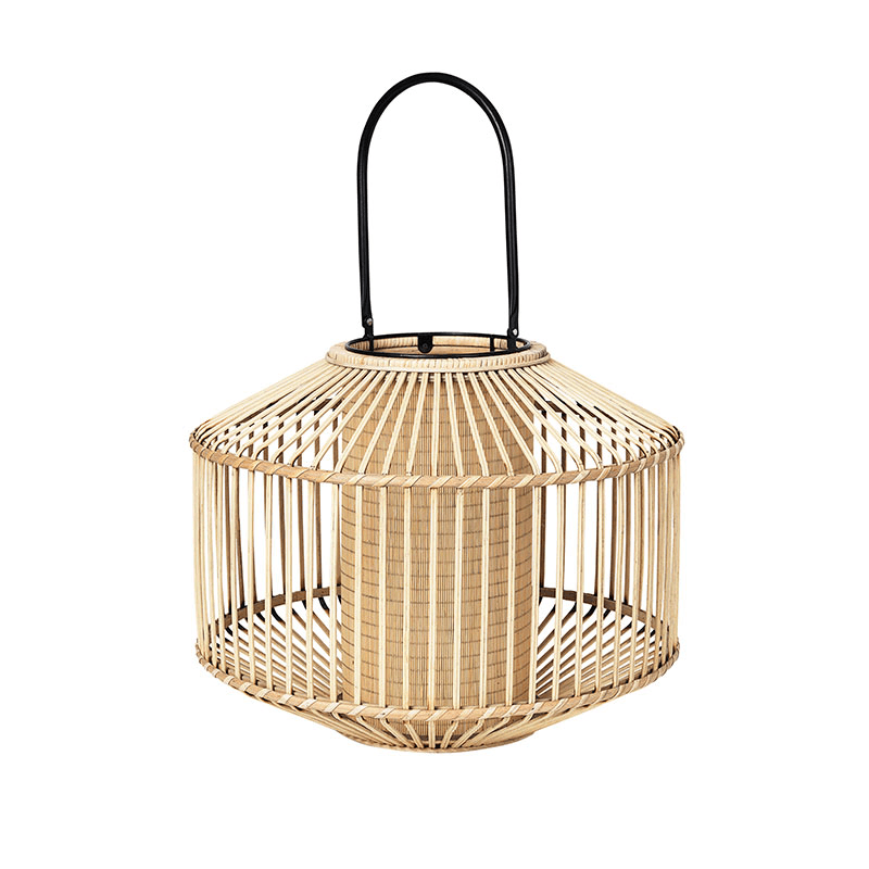 Flax Lantern, D45 x H35.5cm, Natural