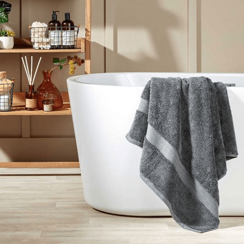 Renaissance Bath Towel, Ash Grey