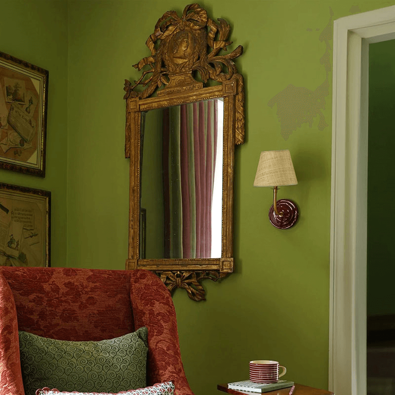 Coloured Wall Light, 12cm, Red