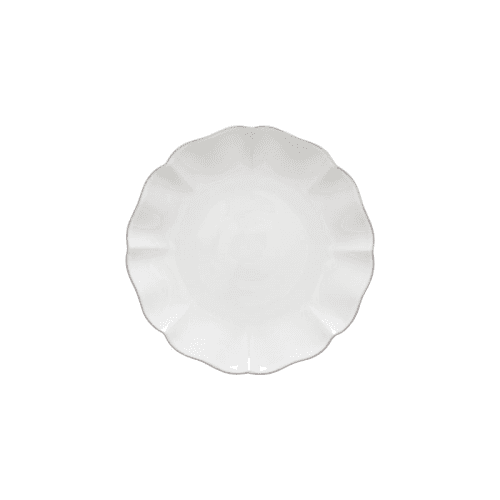 Image showing the Rosa Set of 6 Dessert Plates, D22cm, White product.