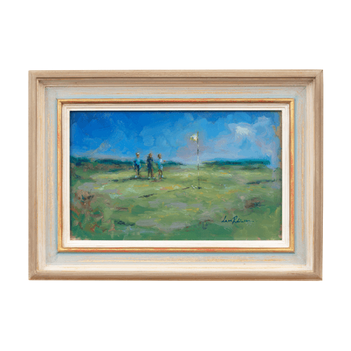 Image showing the Three Gimmies Framed Oil Painting on Canvas Board, 38 x 48cm, Multi product.