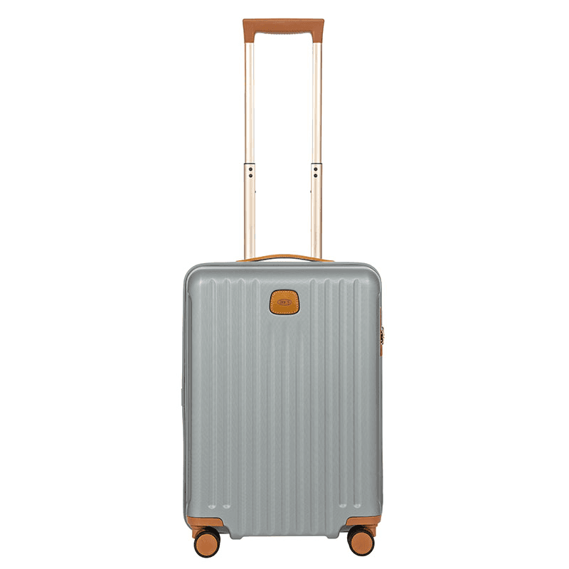 Capri Carry-on Suitcase, H55 x L38 x W23cm, Silver