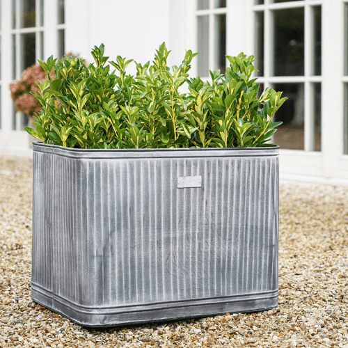 Image showing the Hampton Planter, D34cm, Galvanised product.