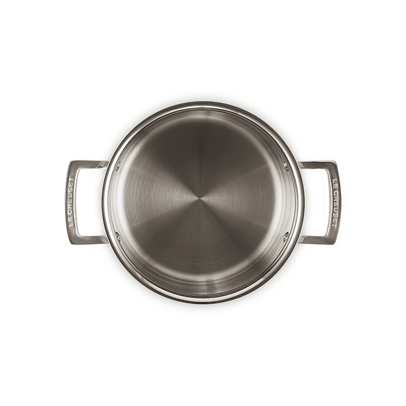 Classic 3-ply Deep Casserole, 20cm, Stainless Steel