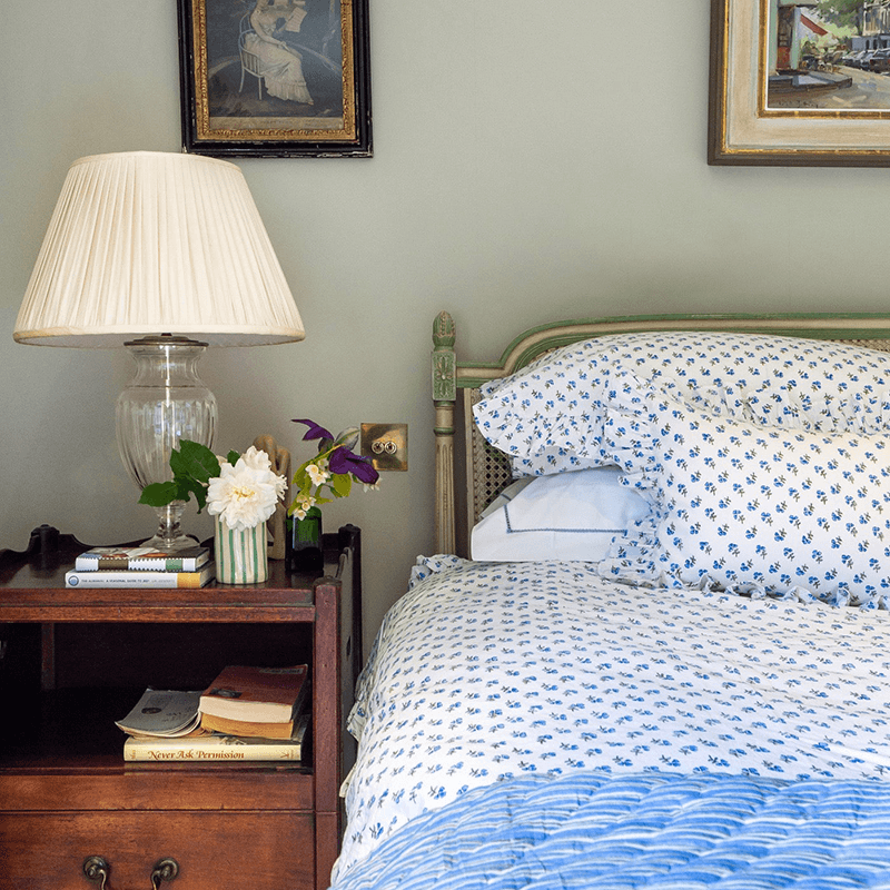 Ditsy Duvet Cover, King, Blue