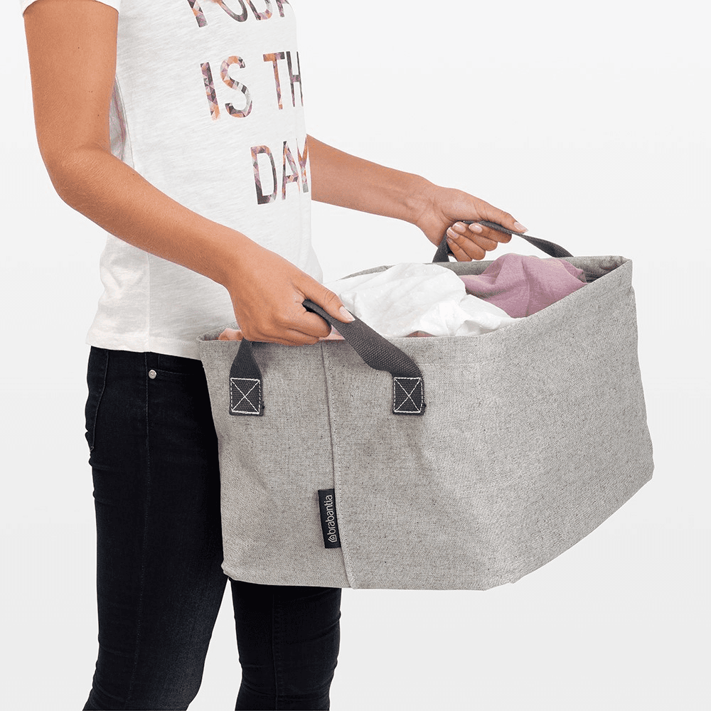 Laundry Basket, Foldable, Grey