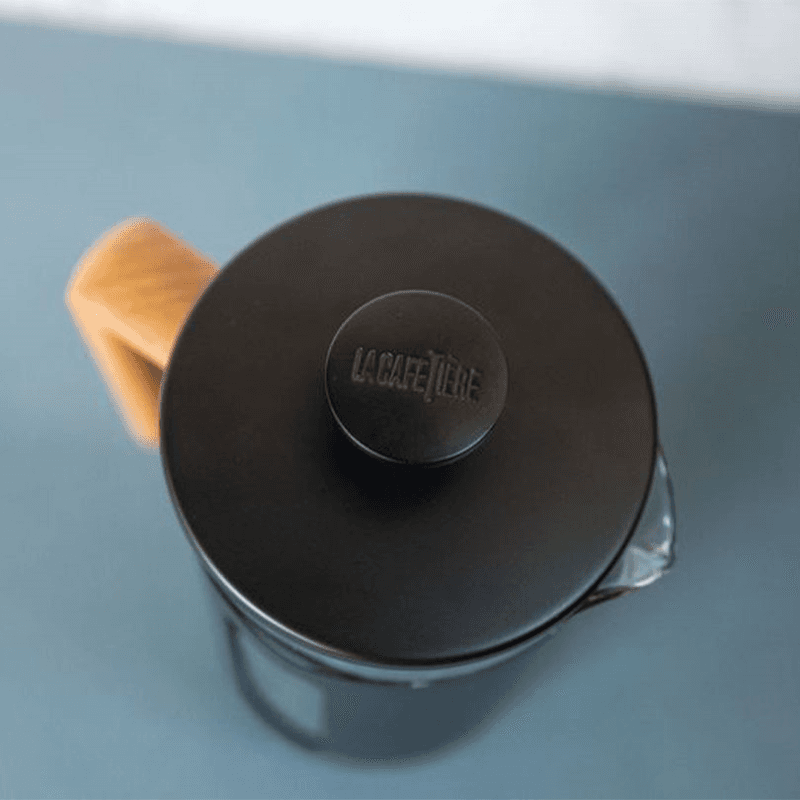 Pisa Stainless Steel Cafetière, 8 Cup, Black