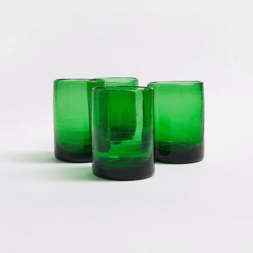 Image showing the Zomi Set of 4 Tumblers, H10.5cm, Green product.