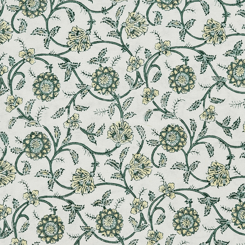 Green Petals Tablecloth Large