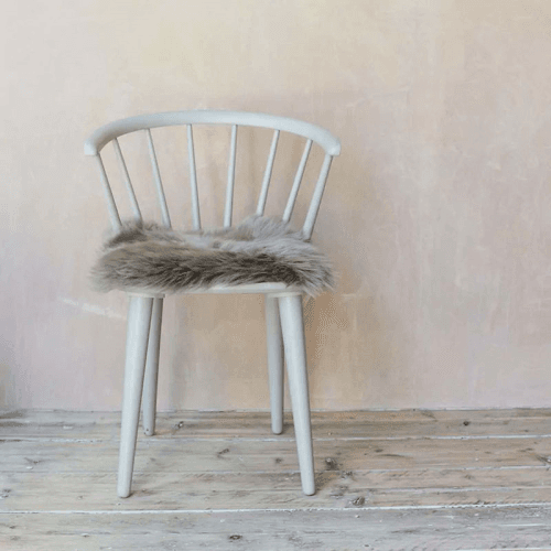 Image showing the Square Sheepskin Seat Pad, 37 x 37cm, Vole product.