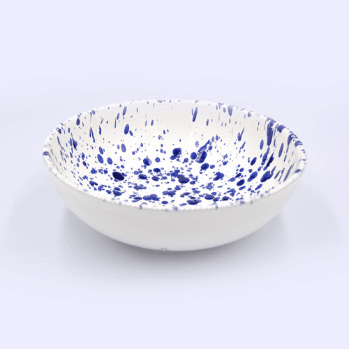 Image showing the Splatter Pasta Bowl, D20cm, Blueberry product.
