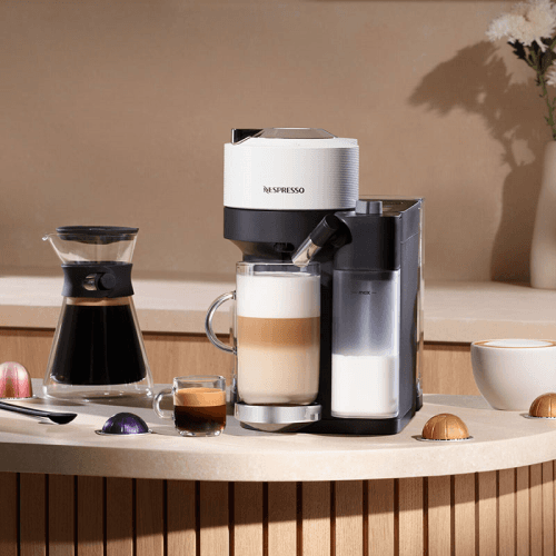 Image showing the Vertuo Lattissima Coffee Machine, White product.