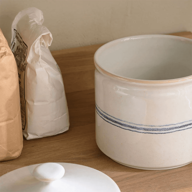 Melbury Large Storage Jar, H21cm, Blue