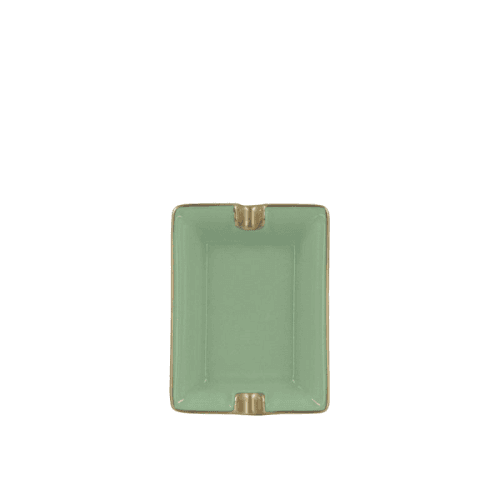 Image showing the Sous Le Soleil Ashtray, W6 x L8cm, Matt Gold Classic Lime product.