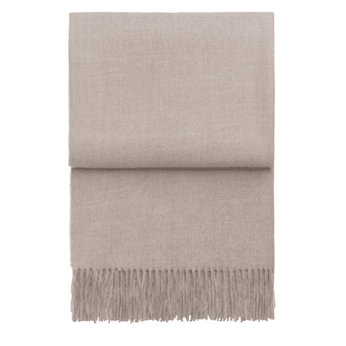 Image showing the Luxury Plaid Throw, H200cm x W130cm, Latte product.