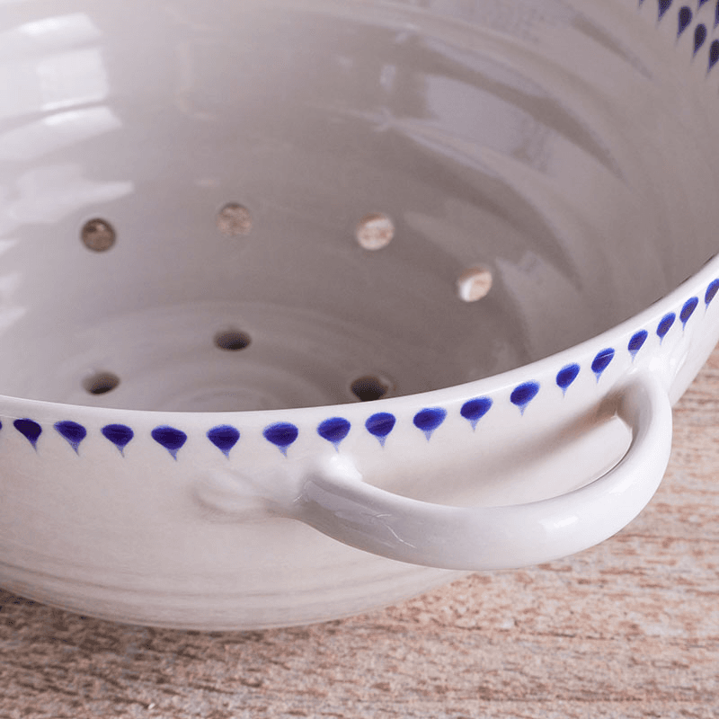 Indigo Drop Colander, D30cm