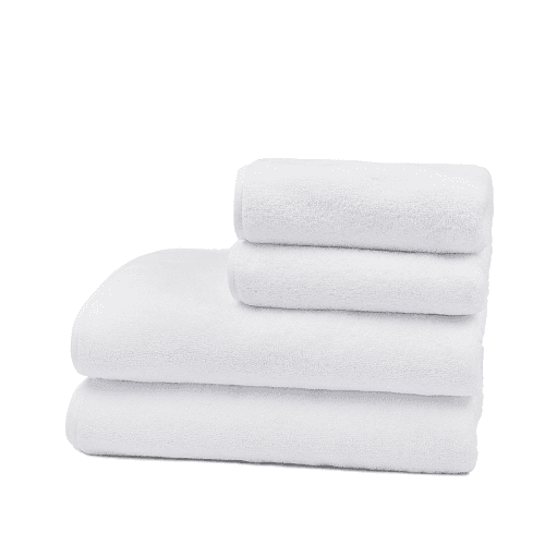 Image showing the Georgina Straight Bath Towel Bundle, White product.