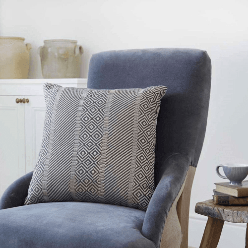 Image showing the Minerva Cushion, 45 x 45cm, Charcoal product.