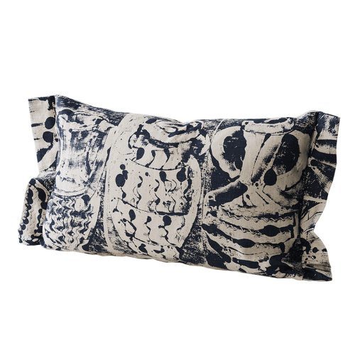 Image showing the Taverna Cushion, 40 x 60cm, Navy product.