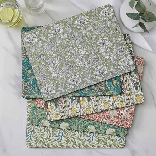 Image showing the Morris & Co Set of 6 Placemats, 30.5 x 23cm, Multi product.