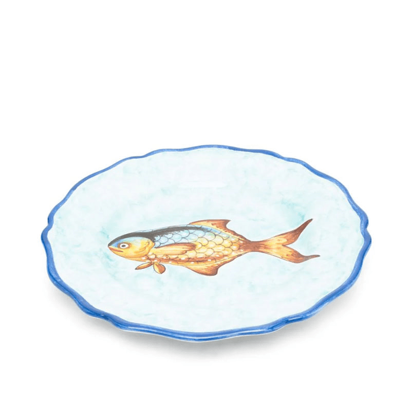 Fish Plate, D28cm, Blue