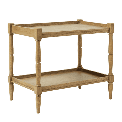Image showing the Radnor Sofa side table, Large, Weathered Oak product.