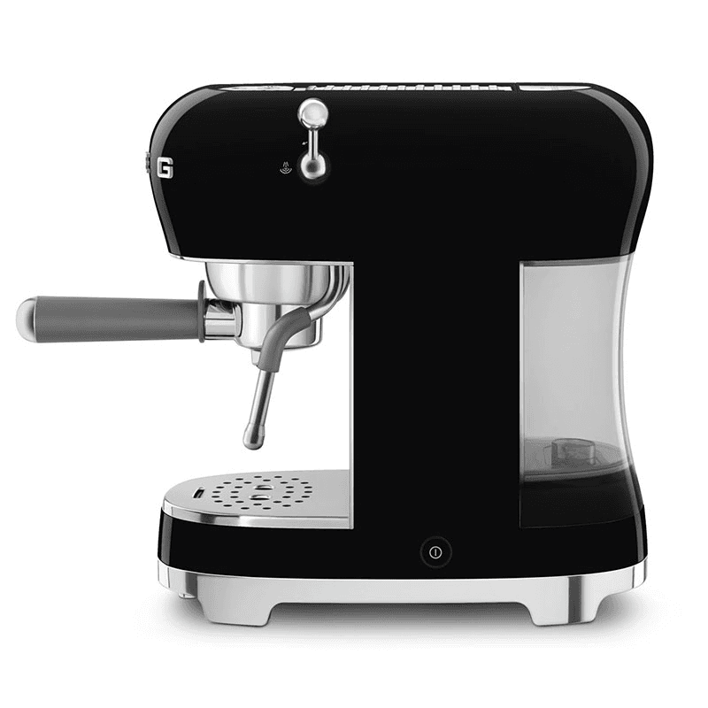 50's Style Espresso Coffee Machine, Black